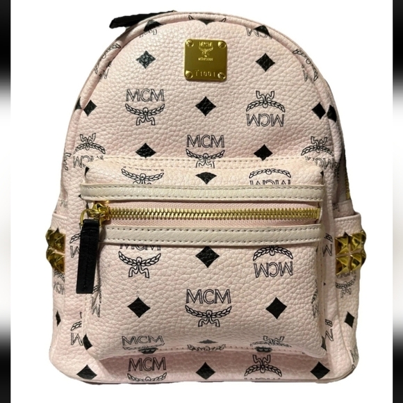 MCM Blush Backpack with Gold Details main image 4